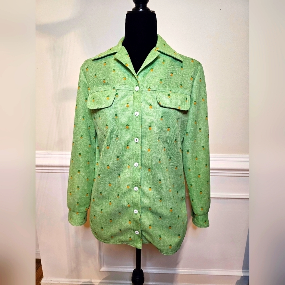 1970's Vintage Jantzen Tulip Top Women's